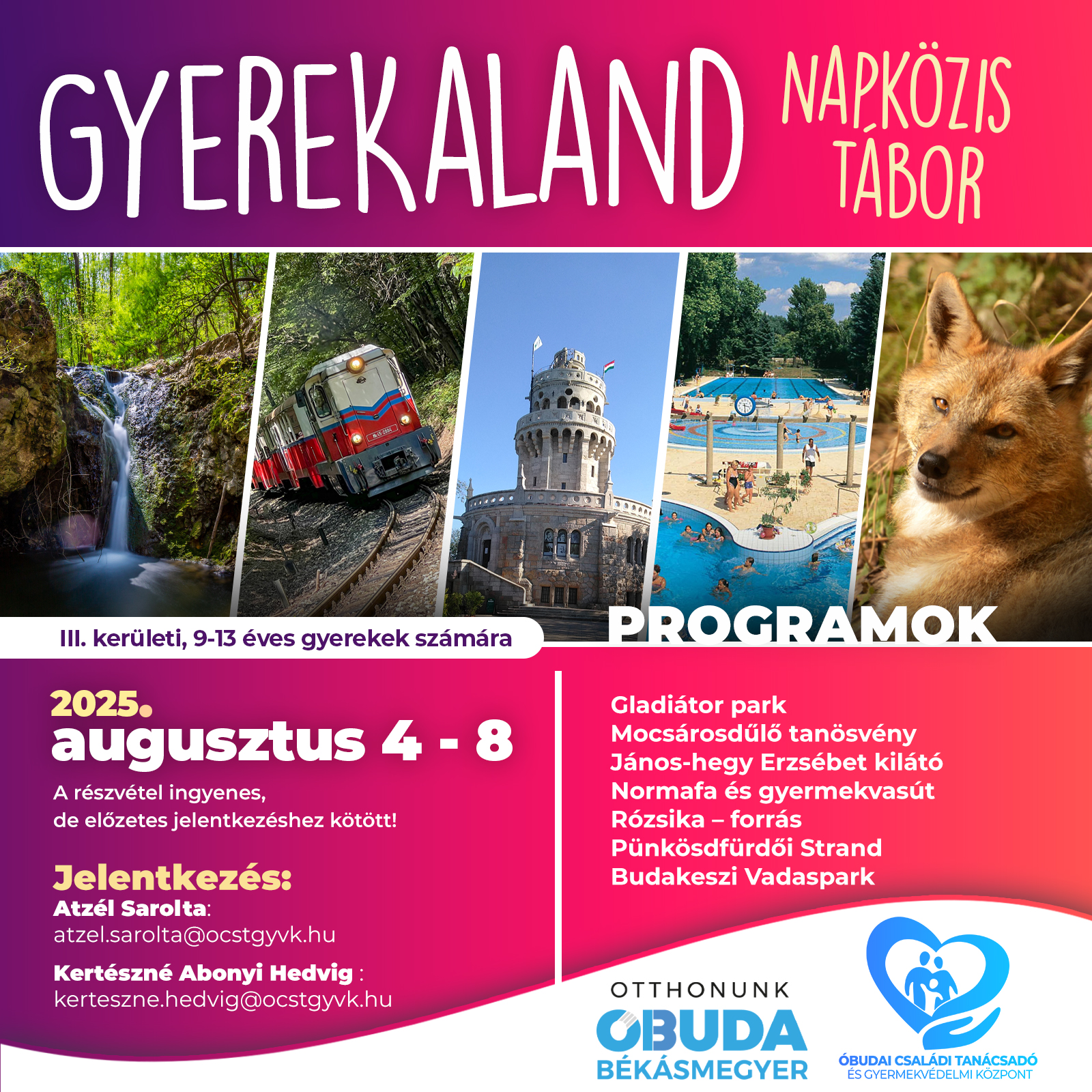 GyereKaland-Napközitábor